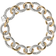 David Yurman Large Oval Link Bracelet - Silver/Gold