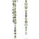 Swarovski Gema Asymmetrical Drop Long Earrings - Gold/Green