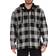 Smith Buffalo Sweater Fleece Hooded Jacket - Gray Light/Black