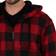 Smith Buffalo Sweater Fleece Hooded Jacket - Red/Black 01