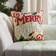 Safavieh Merry Christmas Complete Decoration Pillows Red, Beige (45.72x45.72)