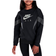 Nike Girl's Air French Terry Sweatshirt - Black/Dark Smoke Grey (DD7135-010)