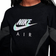 Nike Girl's Air French Terry Sweatshirt - Black/Dark Smoke Grey (DD7135-010)