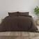 Solid 2-pack Duvet Cover Brown (238.76x187.96)