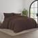 Solid 2-pack Duvet Cover Brown (238.76x187.96)