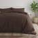 Solid 2-pack Duvet Cover Brown (238.76x187.96)