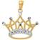 Macy's Majestic Crown Charm Pendant - Gold/Silver