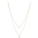 Zoe Chicco Layered Chain Necklace - Gold/Diamond/Pearl