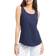 Nic And Zoe Shirt Tail Perfect Tank Top - Dark Indigo