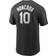 Nike Yoan Moncada Black Chicago White Sox Player Name and Number T-shirt