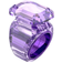 Swarovski Lucent Cocktail Ring - Purple