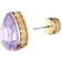Swarovski Orbita Single Drop Cut Stud Earring - Gold/Multicolour