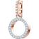 Swarovski Remix Alphabet Charm - Rose Gold/Transparent