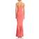 Norma Kamali Fishtail Strapless Gown - Papaya