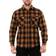 Smith Buffalo 2-Pocket Flannel Shirt - Heather Camel Brown/Black