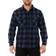 Smith Buffalo 2-Pocket Flannel Shirt - Heather Blue/Black
