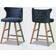 Baxton Studio Sagira Bar Stool 94cm 2pcs