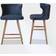 Baxton Studio Sagira Bar Stool 94cm 2pcs