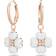 Swarovski Latisha Flower Hoop Earrings - Rose Gold/Transparent