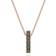 Swarovski Exalta Pendant Necklace - Rose Gold/Black