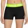 Nike Pro 365 3" Shorts Women - Black/Volt/White