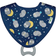 Green Sprouts Muslin Stay-dry Teether Bibs made from Organic Cotton Blue Owl 3 pack