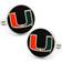 Cufflinks Inc Miami Hurricanes Cufflinks - Silver/Multicolour