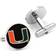 Cufflinks Inc Miami Hurricanes Cufflinks - Silver/Multicolour