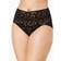 Hanky Panky Plus Size Retro Lace V-Kini - Black