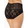 Hanky Panky Plus Size Retro Lace V-Kini - Black