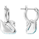 Swarovski Iconic Swan Hoop Earrings - Silver/Blue/Transparent