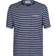 Icebreaker Granary Short Sleeve Pocket Stripe T-shirt - MidNight Navy/Snow