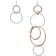 Swarovski Lifelong Heart Hoop Earrings - Silver/Rose Gold/Transparent