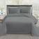 Vince Camuto Percale Duvet Cover Gray (243.84x233.68)