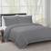 Vince Camuto Percale Duvet Cover Gray (243.84x233.68)