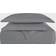 Vince Camuto Percale Duvet Cover Gray (243.84x233.68)