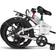 Samebike 20LVXD30 Folding 20 Inch Mini Electric Bike - White Unisex