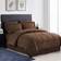 Sweet Home Collection Greek Key Bed Linen Brown (259.08x228.6cm)