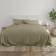 Home Collection Checkered Bed Sheet Green (243.84x205.74cm)