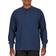 Smith Extended Tail Mini Thermal Knit Henley Pullover - Navy/Medium Blue