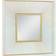 CosmoLiving by Cosmopolitan Gold Metal Contemporary Square Wall Mirror Wall Mirror 26x26"