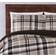 Truly Soft Paulette Plaid Bedspread Brown (228.6x228.6cm)