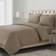 Azores Home Solid Duvet Cover Brown (279.4x243.84cm)
