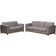 Baxton Studio Sava Sofa 81.7" 2 2 Seater, 3 Seater