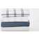 Truly Soft Bristol Plaid Bed Sheet White, Black (33.02x)