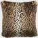 Safavieh Leopard Complete Decoration Pillows Black, Brown (50.8x50.8)