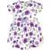 Touched By Nature Organic Cotton Dress & Cardigan - Purple Garden (10161311)