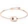 Swarovski Sparkling Dance Oval Round Cut Bracelet - Gold/Red/Transparent