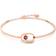 Swarovski Sparkling Dance Oval Round Cut Bracelet - Gold/Red/Transparent