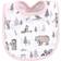 Hudson Cotton Bib and Headband or Caps Set 5-pack Winter Forest